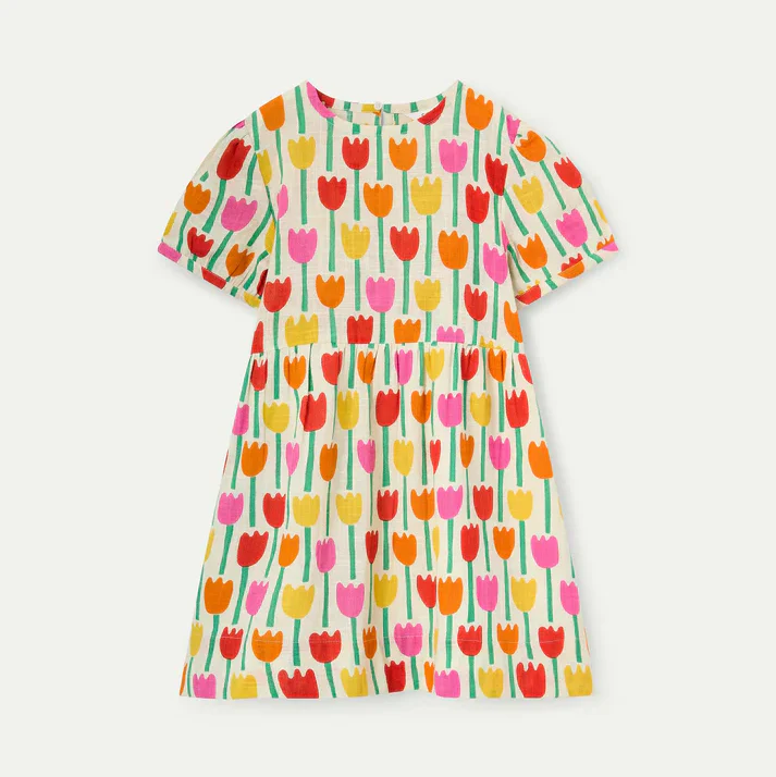 Vestido Estampado Tulipanes - Imagen 4
