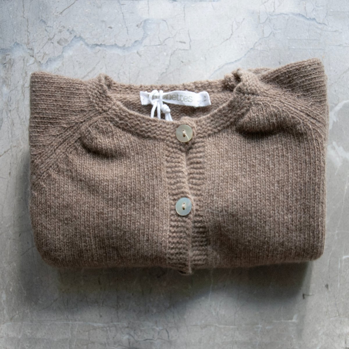 Chaqueta lana marrón - Imagen 2