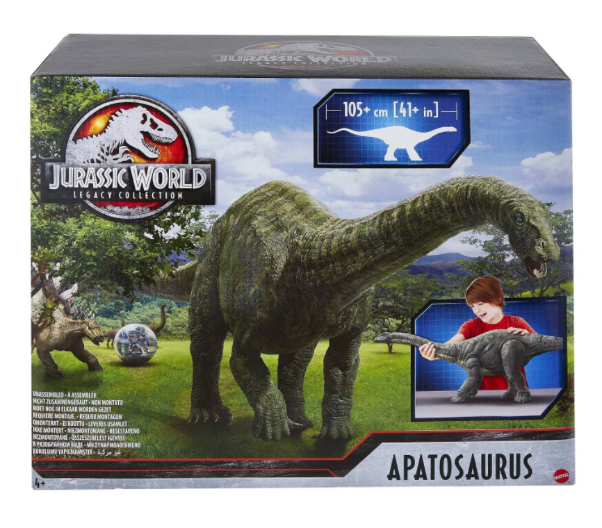 Dinosaurio Apatosaurus Jurassic World Super Colossal - Imagen 2