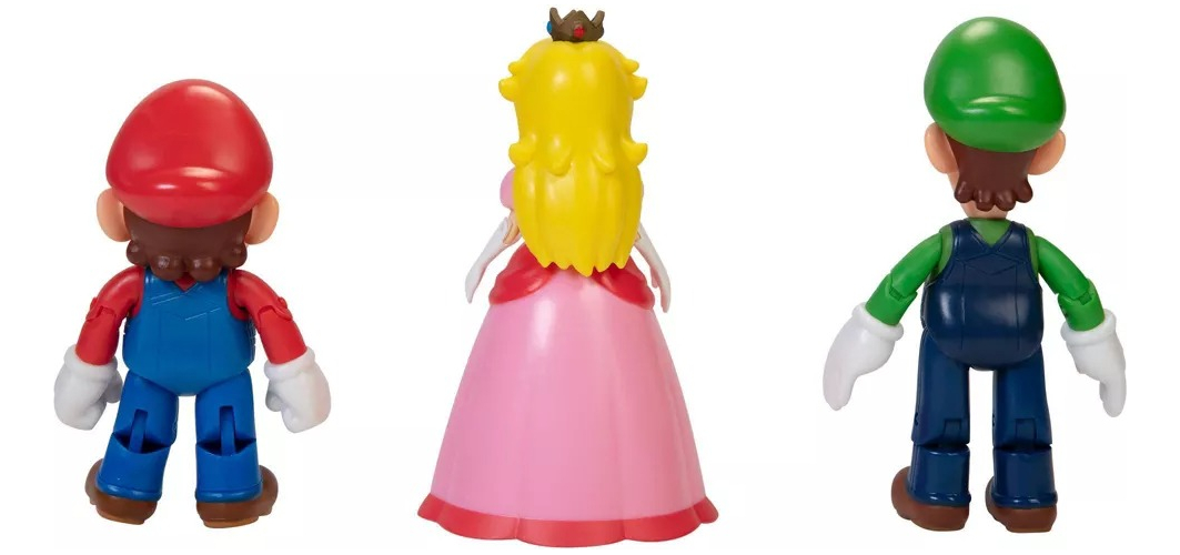 Figuras Set Diorama Super Mario Bros X3 Mario Luigi Y Peach - Imagen 6
