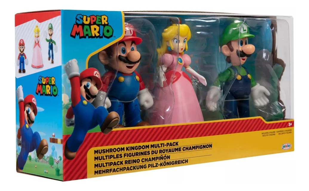 Figuras Set Diorama Super Mario Bros X3 Mario Luigi Y Peach - Imagen 4