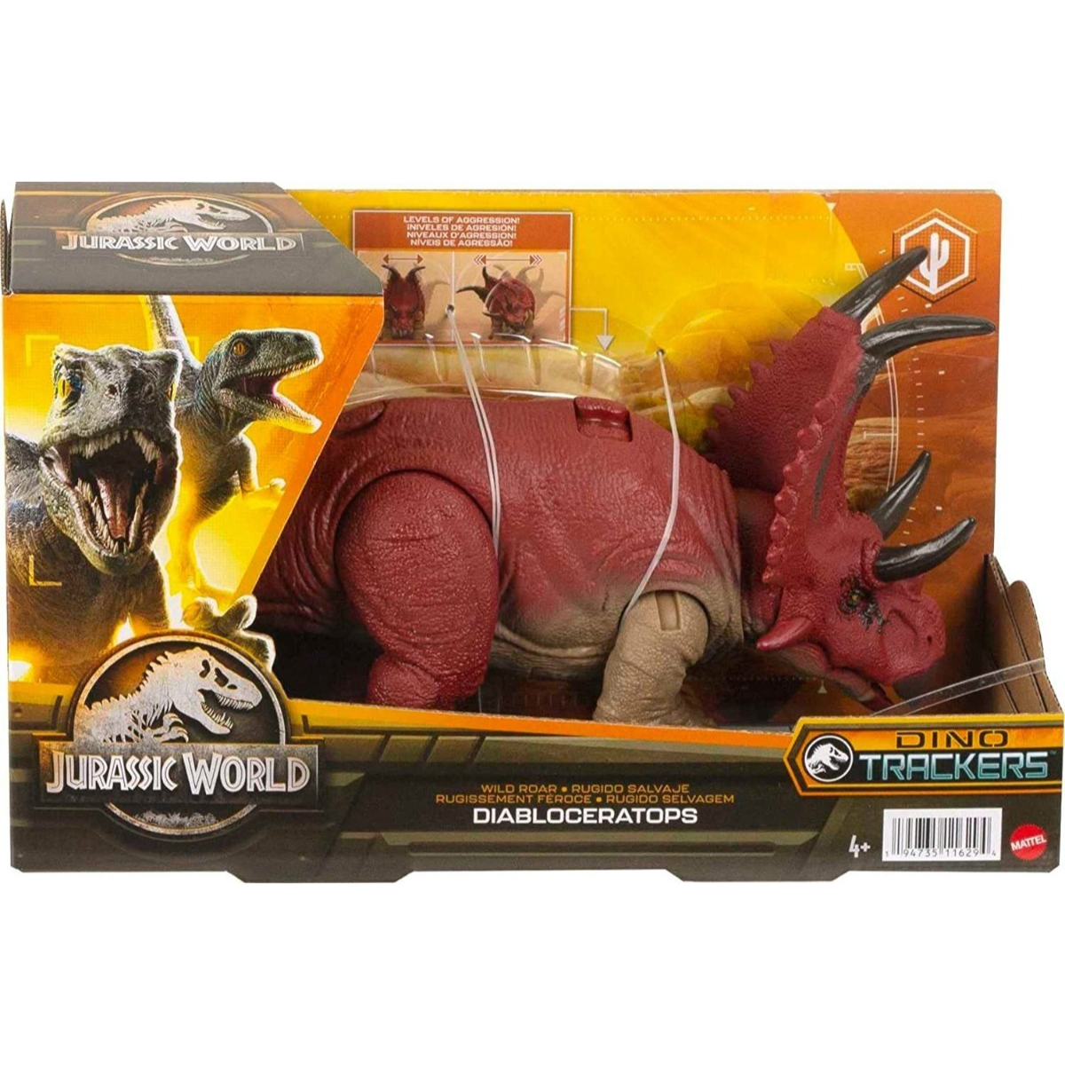 Figura Diabloceratops Jurassic World Con Sonido - Imagen 2