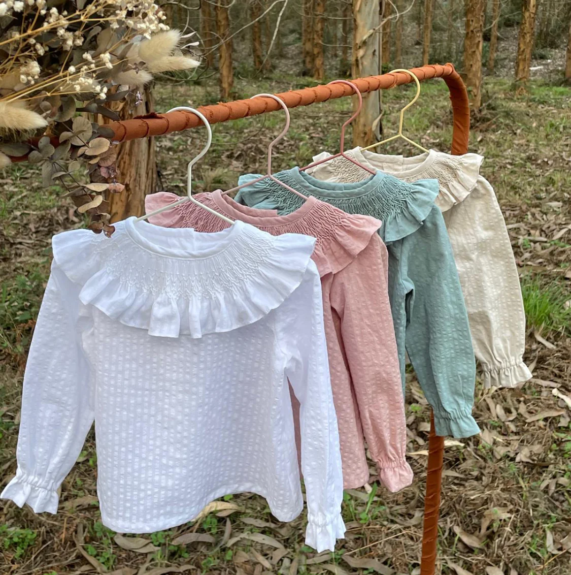 Blusa cuello nido rosa - Imagen 3