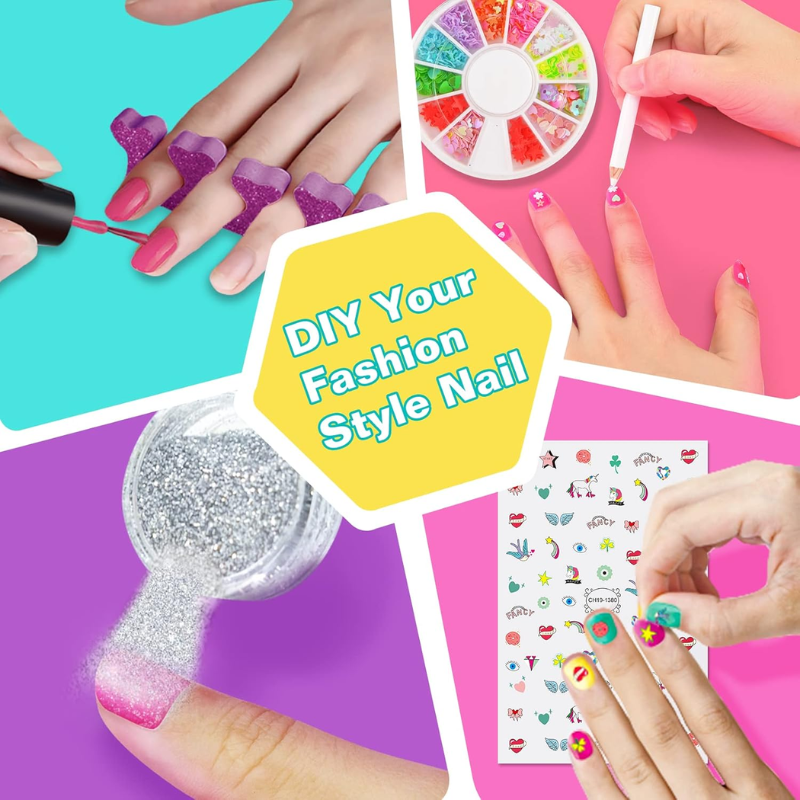 Kit De Maquillaje Belleza Para Niñas Con Maquina Secadora - Imagen 4