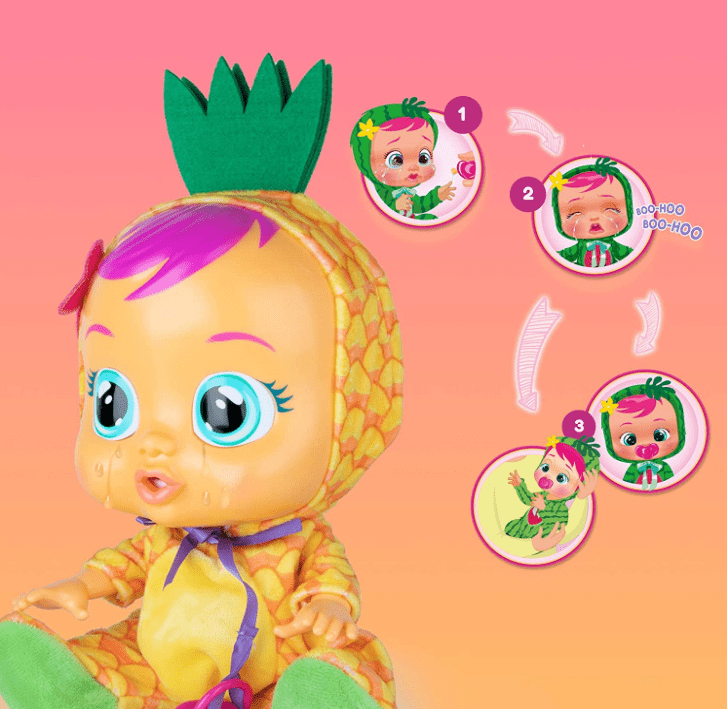 Cry Babies Bebes Llorones Tutti Frutti Original - Imagen 3