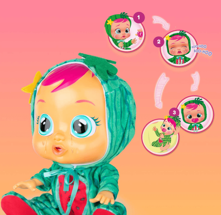 Cry Babies Bebes Llorones Tutti Frutti Original - Imagen 3