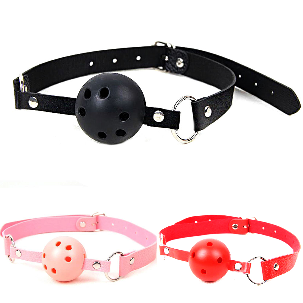 Mordaza roja – negra Ball Gag - Imagen 7