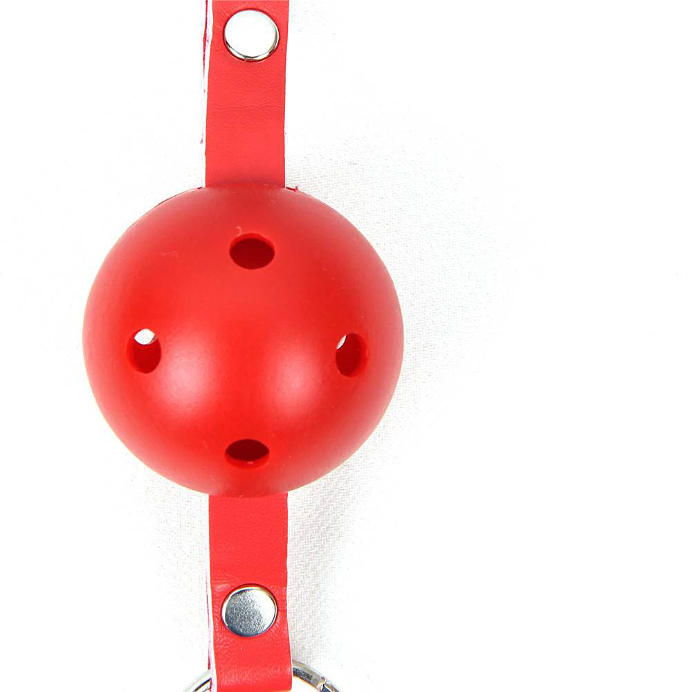 Mordaza roja – negra Ball Gag - Imagen 5