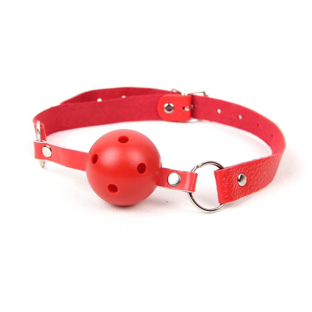 Mordaza roja – negra Ball Gag - Imagen 3