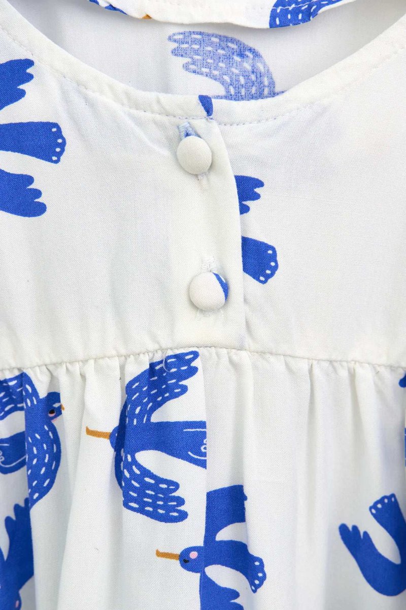 Vestido estampado de pájaros - Batela - Imagen 6