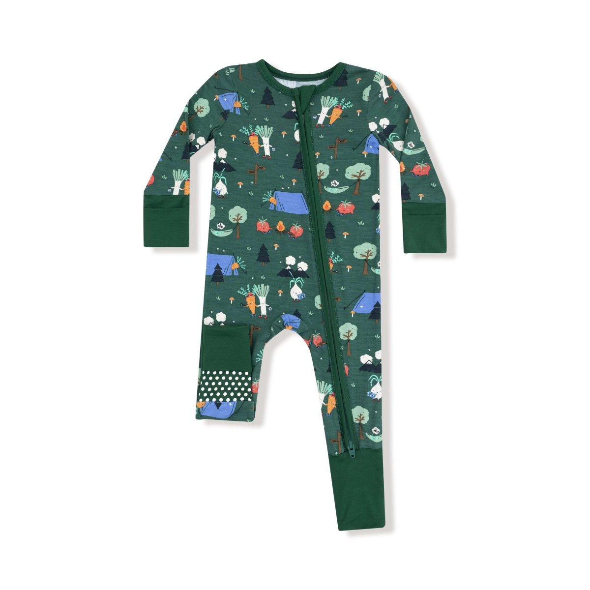 Pijama Bambú Verduritas de Camping - Imagen 3
