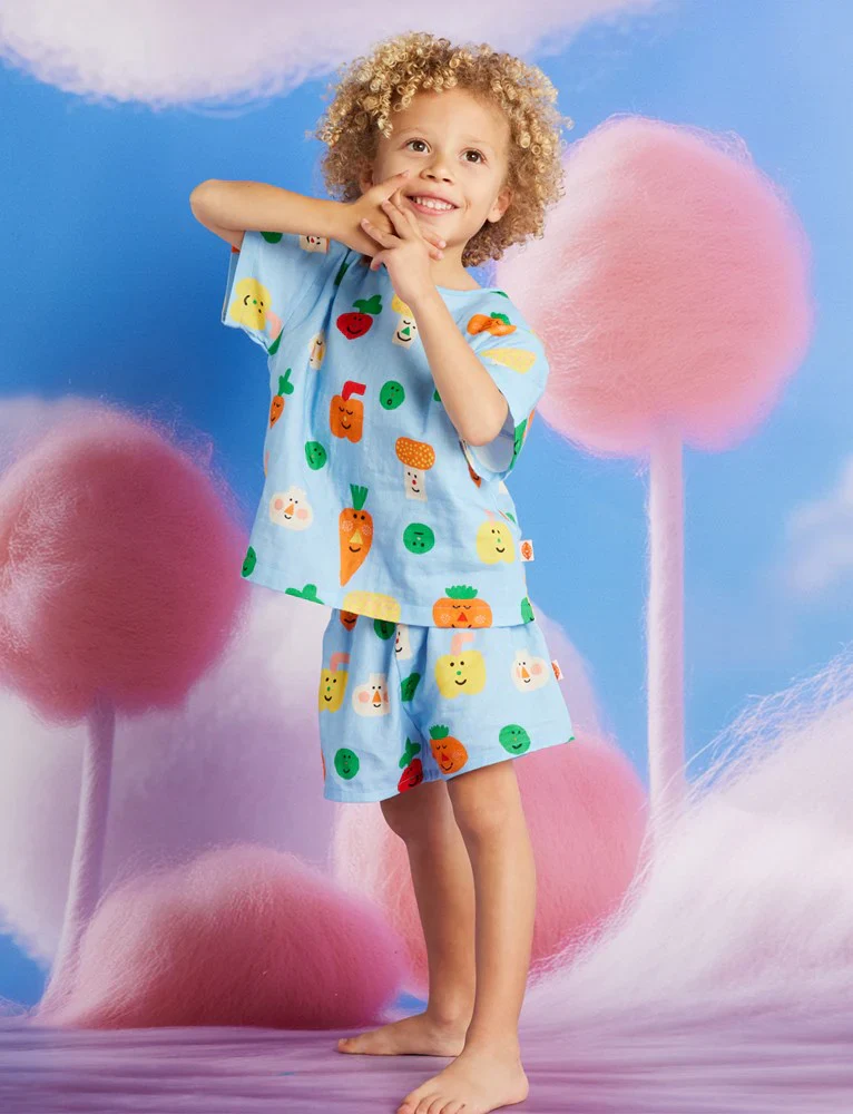 Camisa de muselina Mini Verduritas - Imagen 4